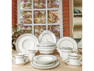 Tableware sets for 12 persons