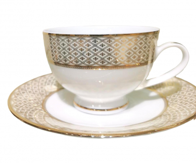 "Jewel Cream" Set de ceai p/u 6 pers., 23 pcs., Seturi de ceai pentru 6 persoane , 