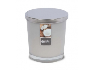 Luminare parfumata in pahar "Coconut" 110/95 mm, 45h, 1 buc