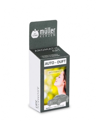 Aromatizator auto, "Anti-Tobacco" , 22 x 65 x 40 mm , 1 buc, Difuzoare de parfum, 
