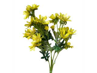 Floare artificiala "Crisantemina" h75 cm,yellow, 1 buc.