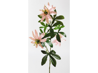Floare artificiala "Clematis" h90 cm,pale pink, 1 buc.
