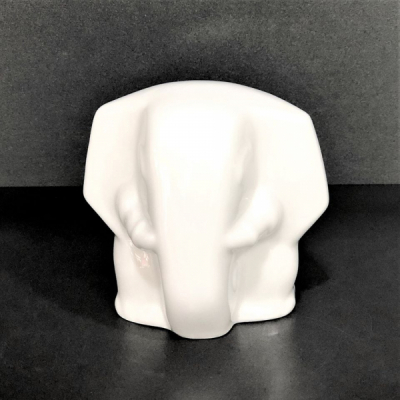 "White" Figurina elefant, 1 pcs, Accesorii, 
