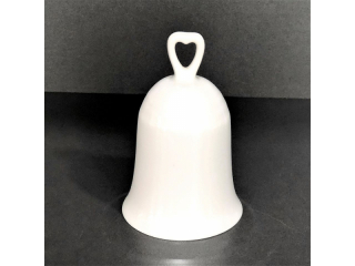 "White" Clopotel, h 8.5 cm, 1 pcs