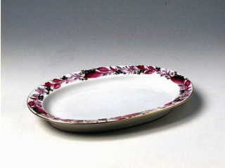Platou oval "Lesnaia iagoda" 24 cm, 1 buc