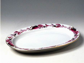 Platou oval mare "Lesnaia iagoda" 30 cm, 1 buc