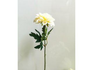  Floare artificiala "Dalia" h45cm, ivory,1 buc.