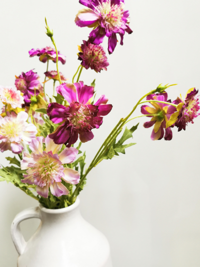 Floare artificiala "Scabiosa " h65cm, 1 buc., Искусственные цветы, 