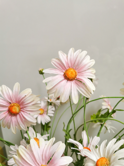 Floare artificiala "Margherita" , alb 1 buc., Artificial flowers, 