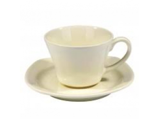 "Asya " Cana p/u cafea + farf. ivory, 2 pcs