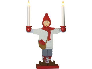 Decor "Heart" Candle stick, 50 cm, 1 buc