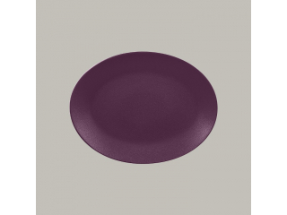 "Neo Fusion MELLOW” Platou oval ,plum purple, 36 cm.