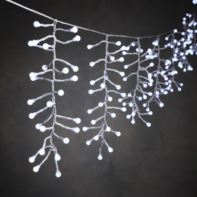 Ghirlanda "Icicle", berry white 650LED,8 function, L720 cm, 1 pcs, Ghirlande electrice , 