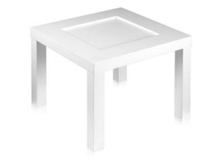 Masa patrată  "Arredi White", 50*50 cm, 1 buc.