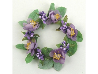 Coronita "Blassom" (L) D10cm Lilac, 1 buc