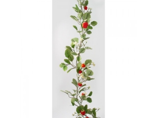 Ghirlanda "Streawberry" L180cm green/red, 1 buc