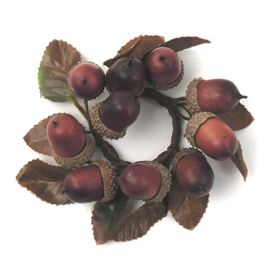 Coronita "Acorn w.leavs" (S), Brown, 1 buc., Coronite  artificiale, 