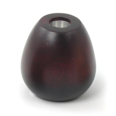 Sfesnic din lemn H8cm, D8cm, Brown, 1 buc., Coronite  artificiale, 