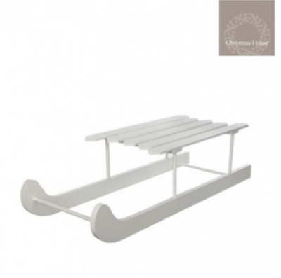 Decor "Sanie" L50W19H13 WHITE, 1 buc., Decor Christmas, 