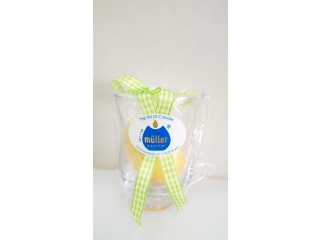 Lumânare-ou "Yellow" în pahar, 1 buc