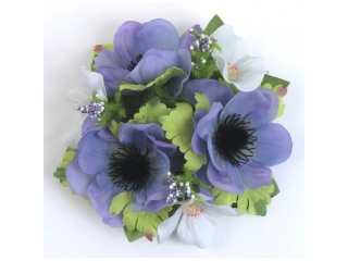  Coronita "Anemone" D12cm ,Blue, 1 buc