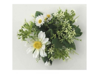 Coronita "Daisy" mix D15cm, White, 1 buc