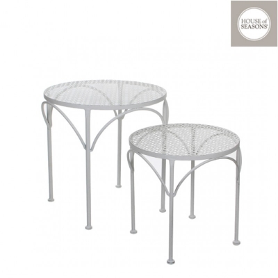 Masa "Alanza", White H48cm, D48cm, 1 buc., Decor, 