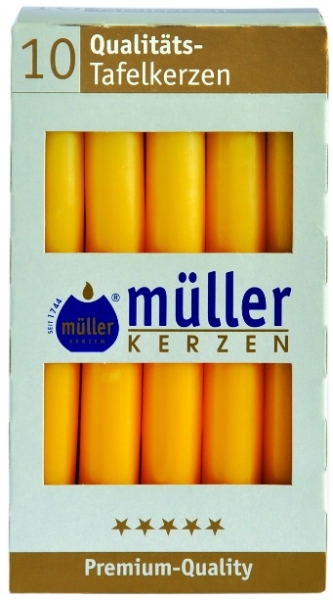 Set luminari-dinner Yellow, 10 pcs., Luminari conice, 