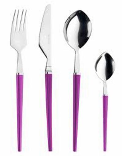 Set tacimuri "Freccia", GiftBox Lilac, 24 piese, Set tacamuri 6 persoane, 