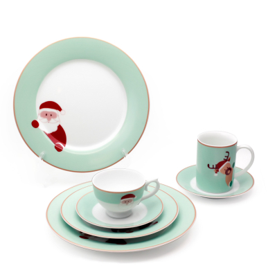 "Santa" Platou pentru desert, 1 buc, Christmas Collection, 