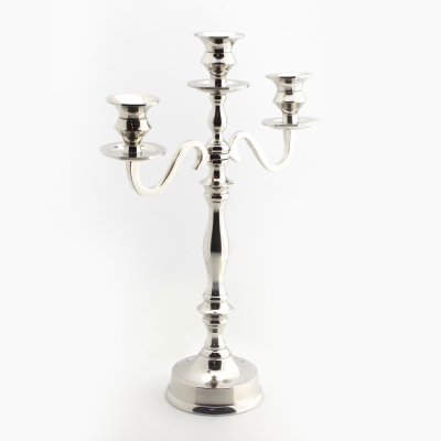 Candelabru din inox cu 3 ramuri  27*11*39 cm, 1 buc, Sfeșnice și Candelabre, 