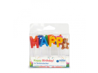 Set lumânări "Birthday" 14 bucăți 