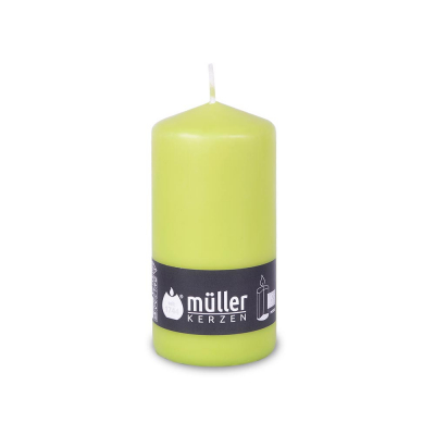 Lumânare - pilon " Green " 135/68 mm,  1 buc, "BSS", 