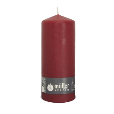 Lumânare - pilon " Dark Red "  200/78 mm, 74h, 1 buc, "BSS", 