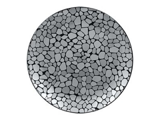 "Cobbles" Platou plat ,18cm