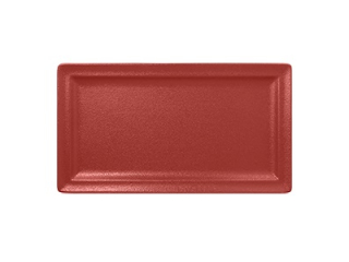 "Neo fusion"Platou dreptunghiular t/r 38 cm. Dark red, 1buc.