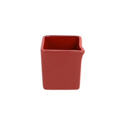 "Neo fusion"Vas cub 5cm.60ml  Dark red 1buc., NEO FUSION, 