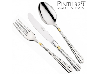 Set tacâmuri "Bernini Gold", 49 piese, 3 mm, wooden box