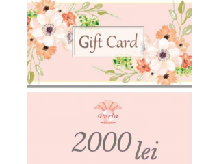 Certificat de Cadou, 2000 lei