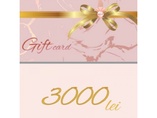 Certificat de Cadou, 3000 lei