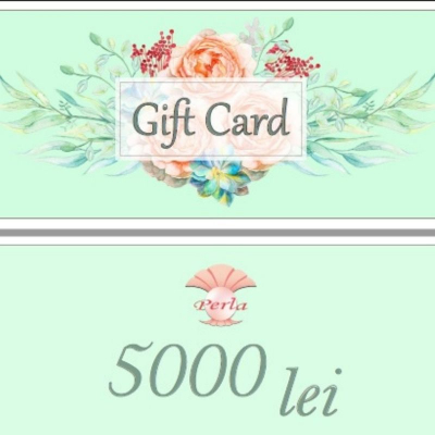 Certificat de Cadou, 5000 lei, Certificate CADOU, 