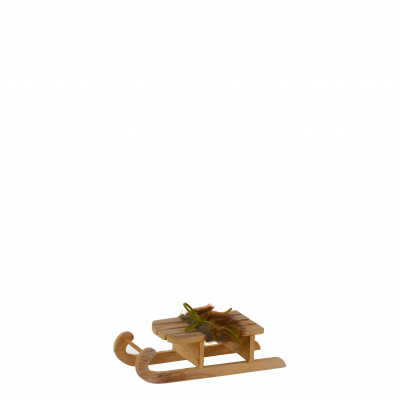 Decor "Saniuta", l20xh5,5cm, Brown, 1pcs., Decor Christmas, 