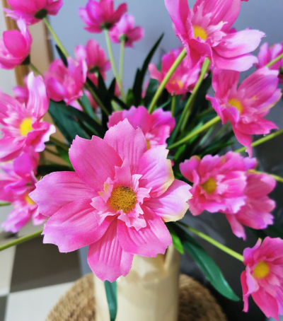 Floare artificiala "Cosmos" h52 cm, 1 buc., Flori artificiale, 