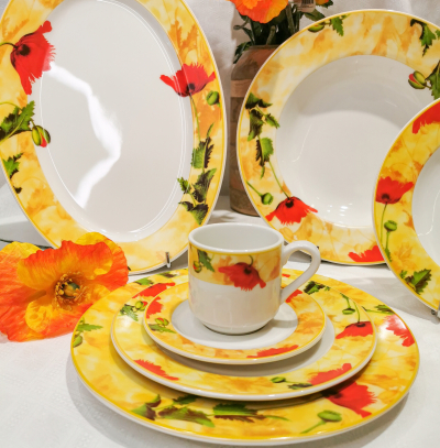 "Tasha Collection" Set de masa p-u 6 pers., 36 pcs., Servicii de Masă pentru 6 persoane, 