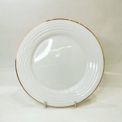 "Simplicity Thick Edge Gold" Platou 27,4 cm, 1 buc., Farfurii, platouri, 