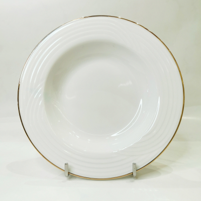 "Simplicity Thick Edge Gold" Farfurie adinca 23.4 cm, 1 buc., Farfurii ,platouri, 