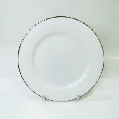 "Simplicity Thick Edge Platinum" Platou 21,8 cm, 1 buc., Farfurii ,platouri, 