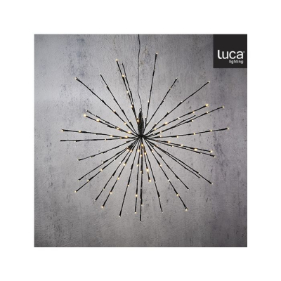 Decor LED "Firework", classic white, 160 LED IP44 - h48xd70cm, Ghirlande electrice , 
