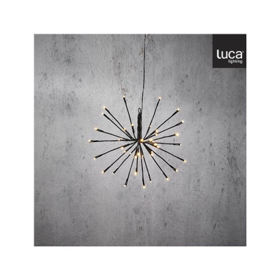 Decor LED "Firework", classic white, 42 LED IP44 - h21xd30cm, Ghirlande electrice , 