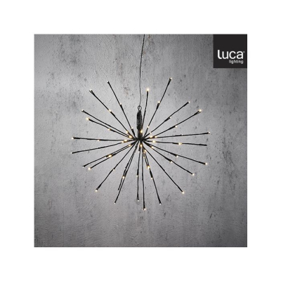 Decor LED "Firework", classic white, 72 LED IP44 - h32xd45cm, Ghirlande electrice , 